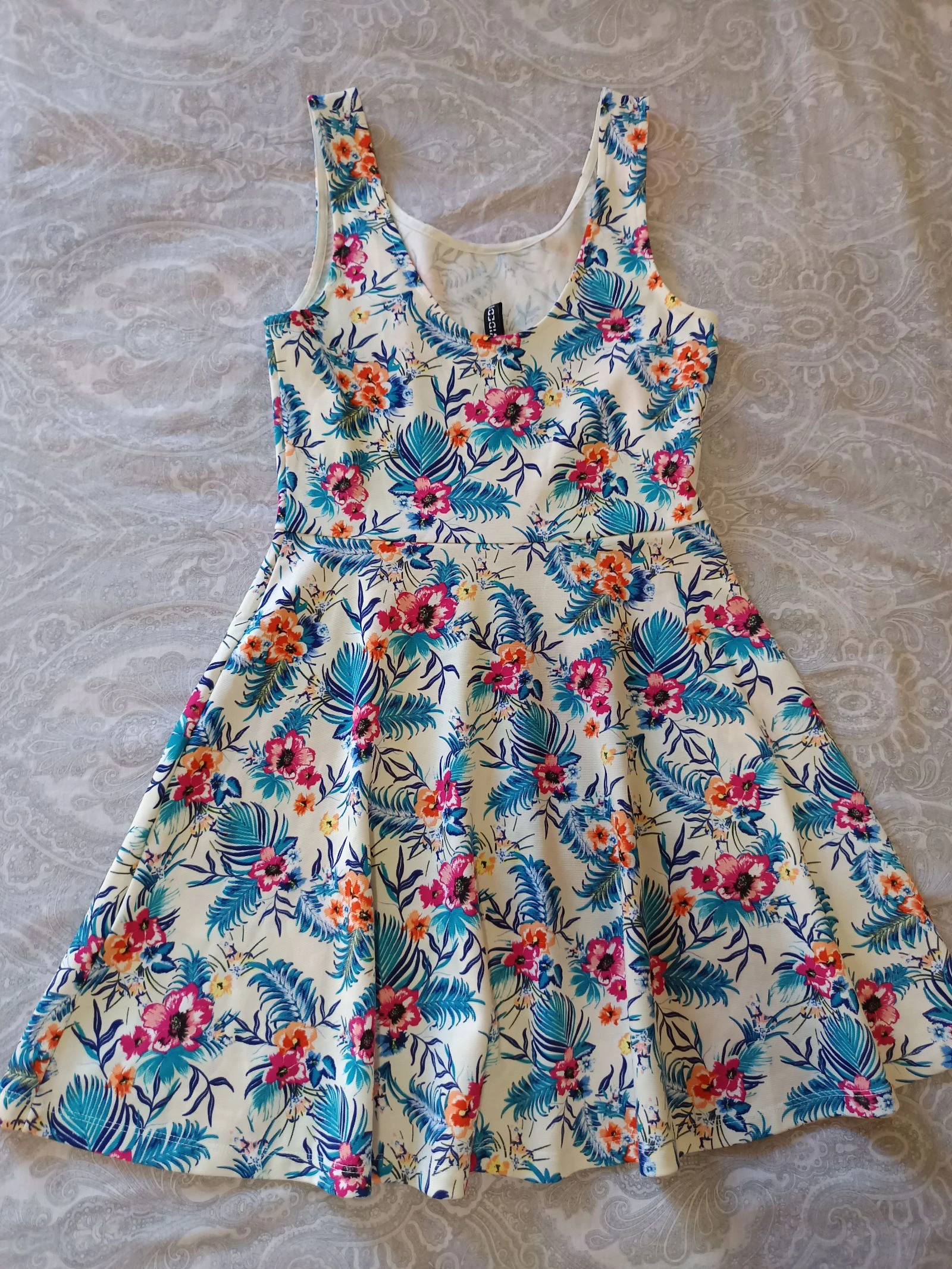 Vestido H&M floral tropical | Y2K / estilo vintage / boho verão – photo 2
